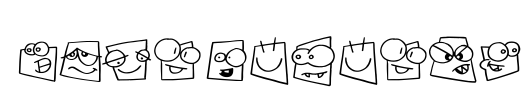 Squareheads Font Image