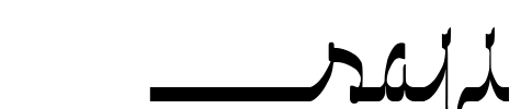 ECG saji Font Image
