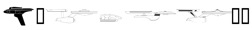Trekbats Font Image