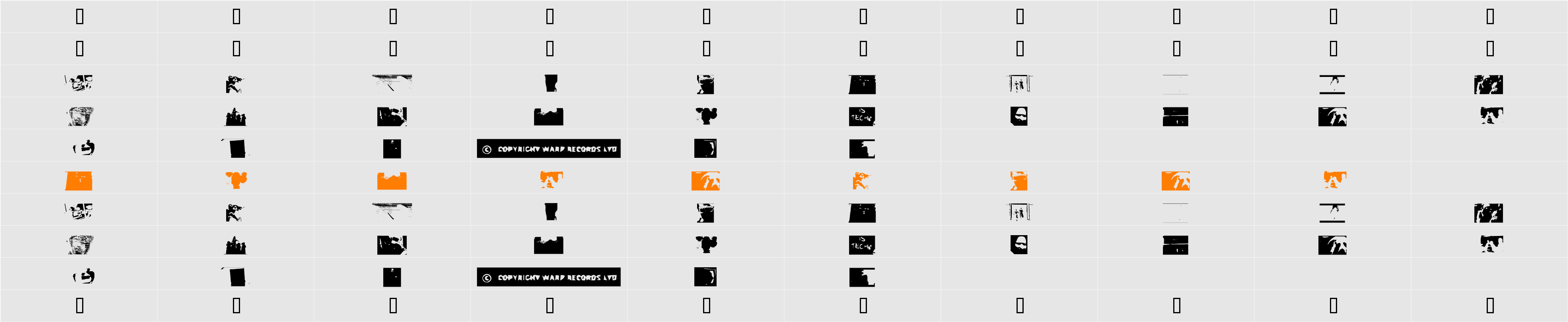 Come To Fonty Character Map