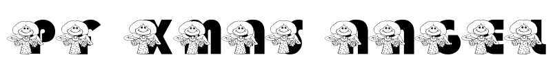 pf_xmas_angel Font Image