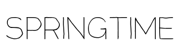 Springtime Font Image