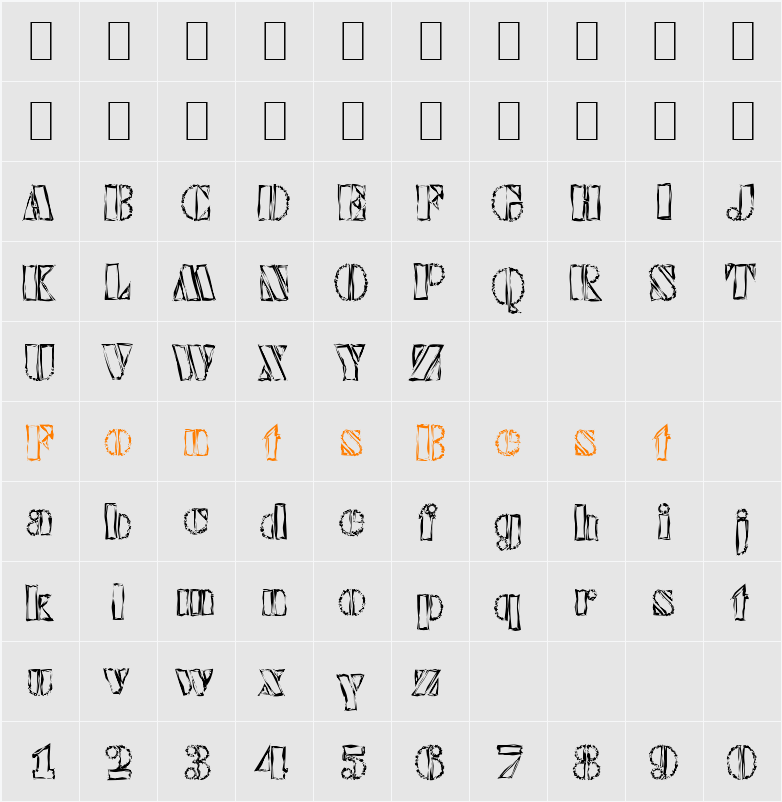 WendyBeckerOpenRandom Character Map