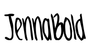 JennaBold Font Image