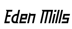 Eden Mills Font Image