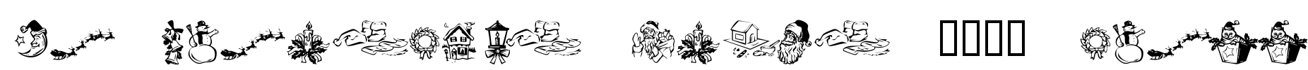 KR Christmas Dings 2004 Three Font Image