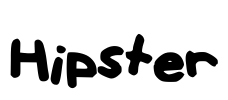 Hipster Font Image