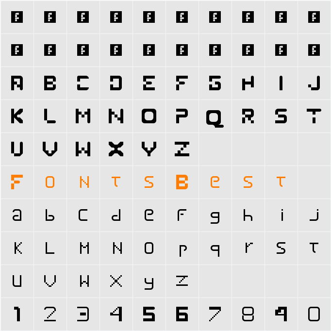 Viktribe Character Map