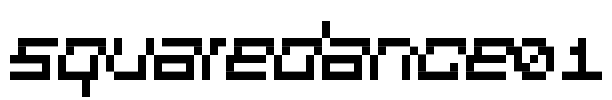 SquareDance01 Font Image