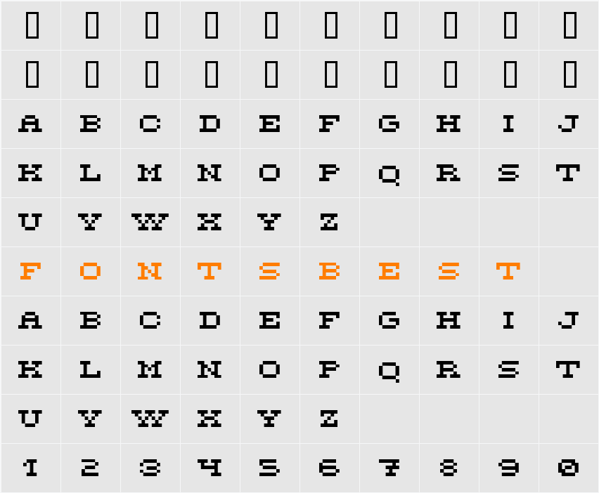 supermagnet Character Map