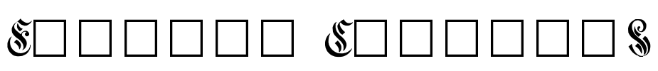 Elegant Capitals Font Image
