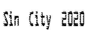 Sin City 2020 Font Image