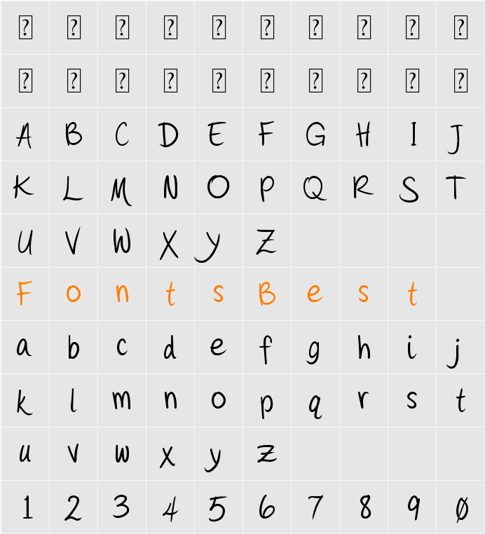 drewsefske Character Map
