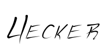 Uecker Font Image