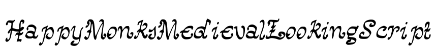 HappyMonksMedievalLookingScript
