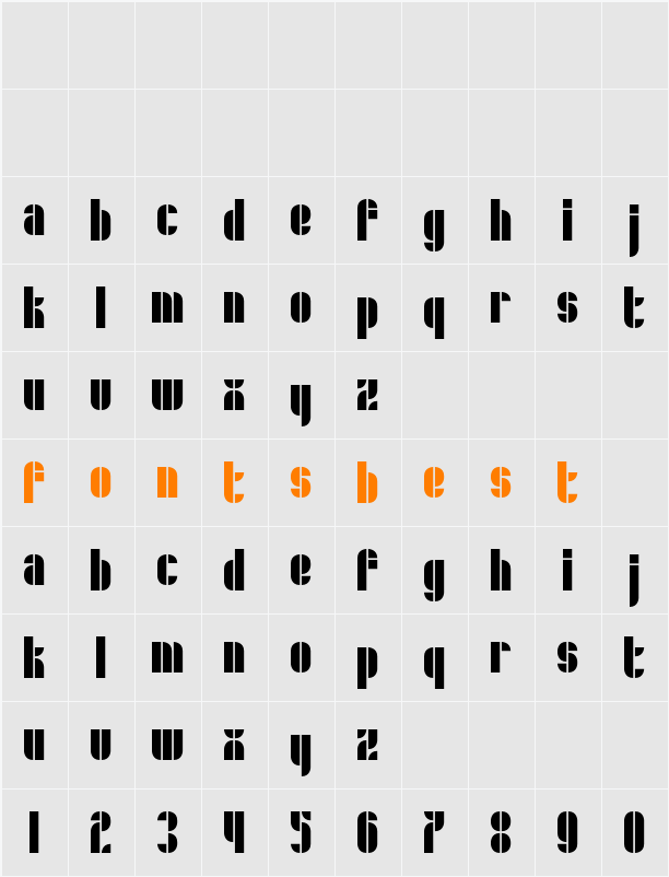 Schrofer Character Map