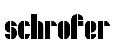 Schrofer Font Image