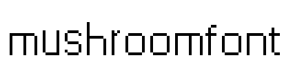 mushroomfont