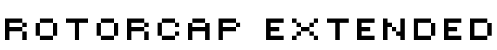 ROTORcap Extended Font Image
