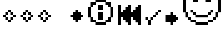 FFF Extras Font Image