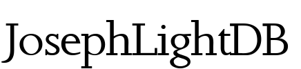JosephLightDB Font Image