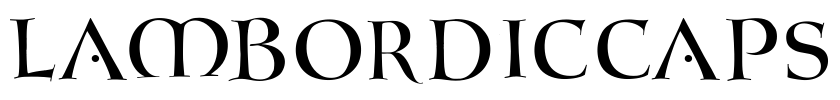 LambordicCaps Font Image