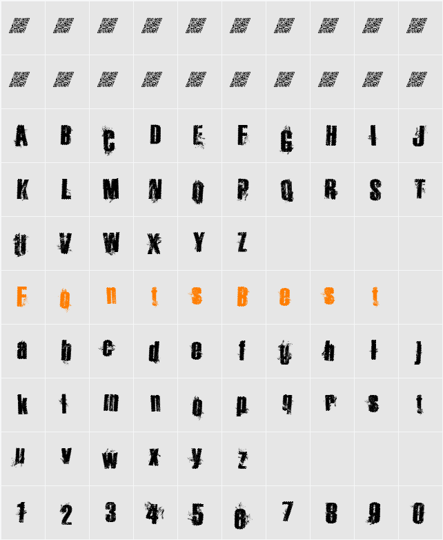 HipsterBike Character Map