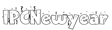 IPCNewyear Font Image