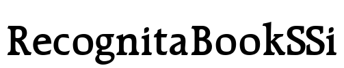 RecognitaBookSSi Font Image
