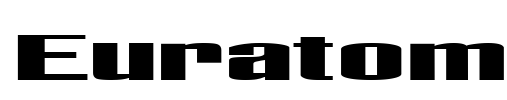 Euratom Font Image