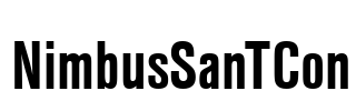 NimbusSanTCon Font Image