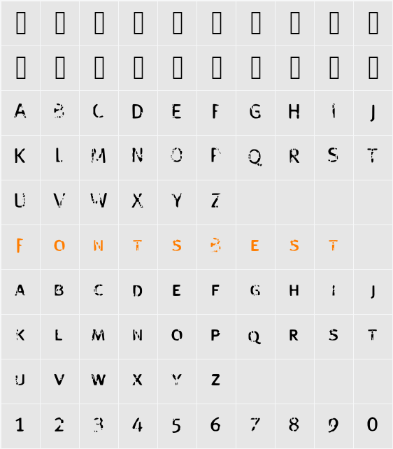 StrangeBoy Character Map