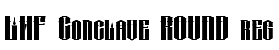 LHF Conclave ROUND reg Font Image
