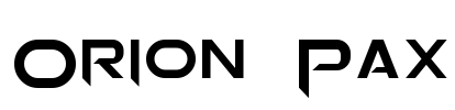 Orion Pax Font Image