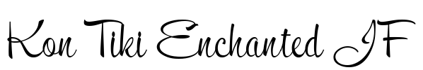 Kon Tiki Enchanted JF Font Image