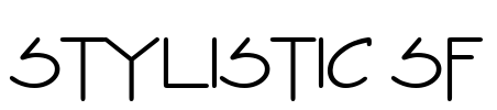 Stylistic SF Font Image