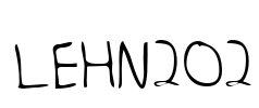 LEHN202 Font Image