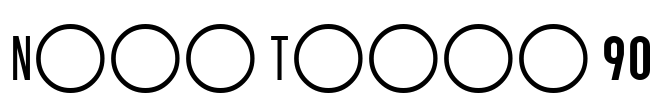 Nike Total 90 Font Image