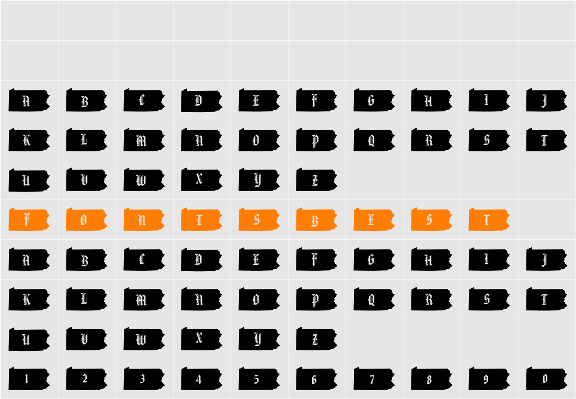 pf_pa Character Map