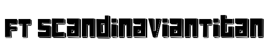 FT ScandinavianTitan Font Image