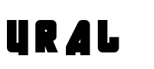 URAL  Font Image