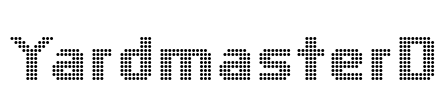 YardmasterD Font Image