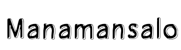 Manamansalo Font Image
