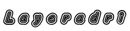 Layeradri Font Image