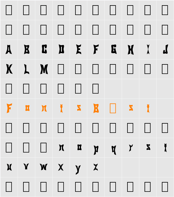 Pinch Drunk (Trial) Character Map