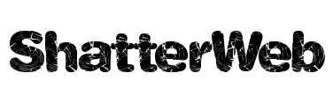 ShatterWeb Font Image