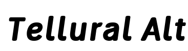 Tellural Alt Font Image