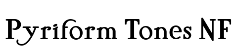 Pyriform Tones NF Font Image