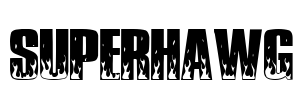 SuperHawg Font Image