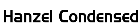 Hanzel Condensed Font Image